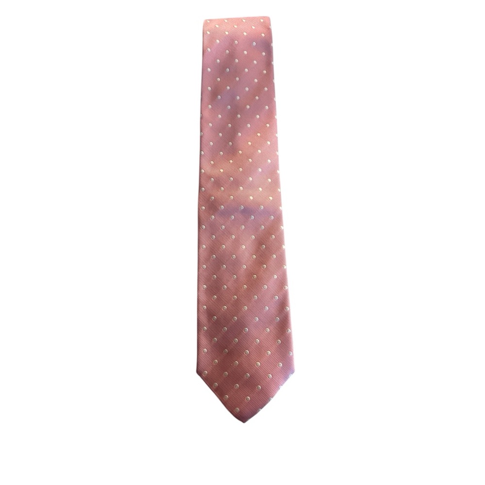 J.CREW Pink Polka Dot Tie